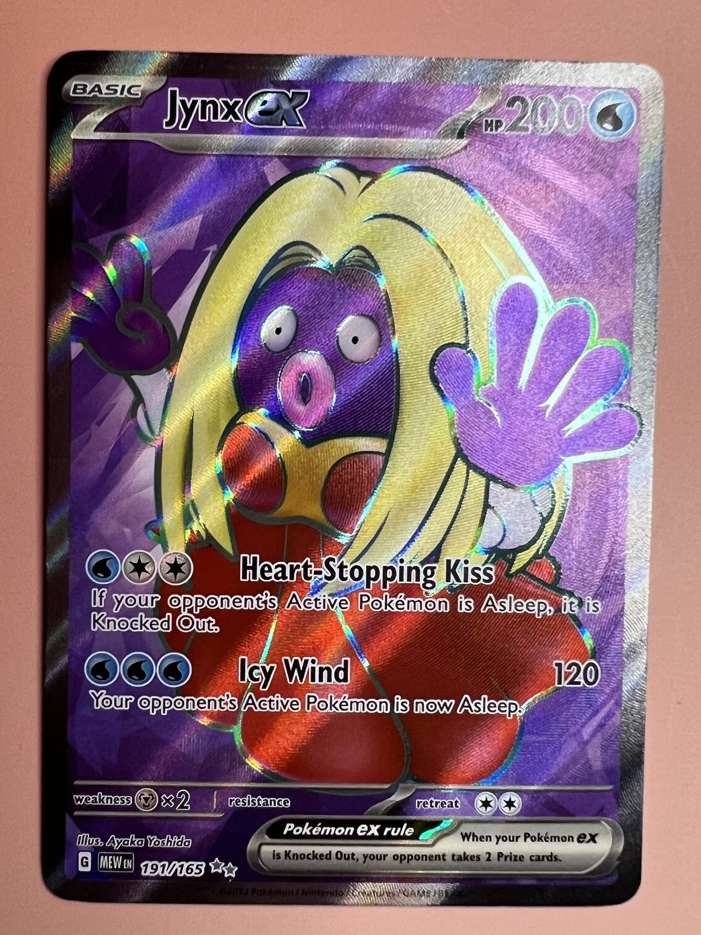 Jynx ex • Ultra Rare • 191/165