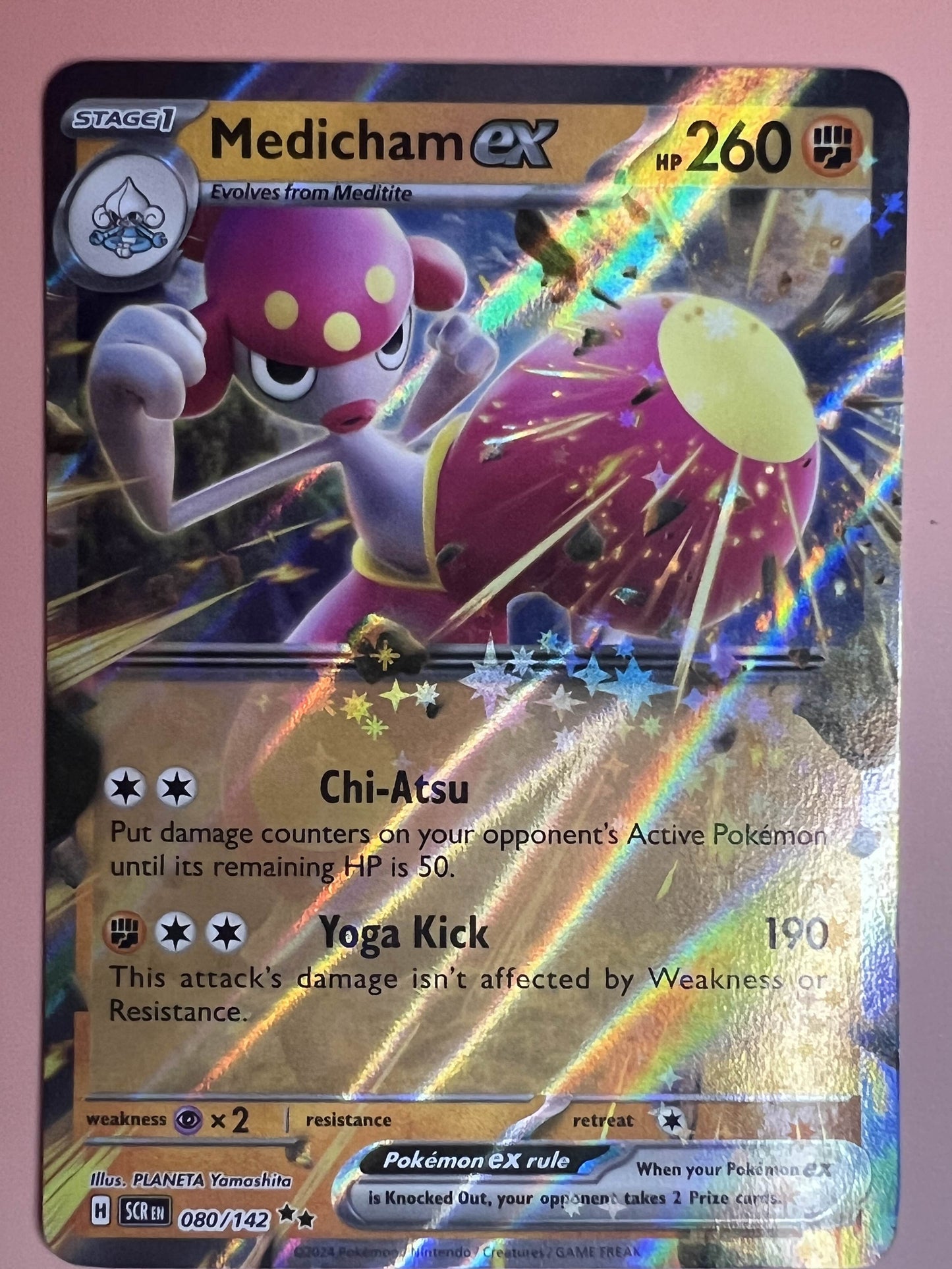 Medicham ex • Double Rare • 080/142
