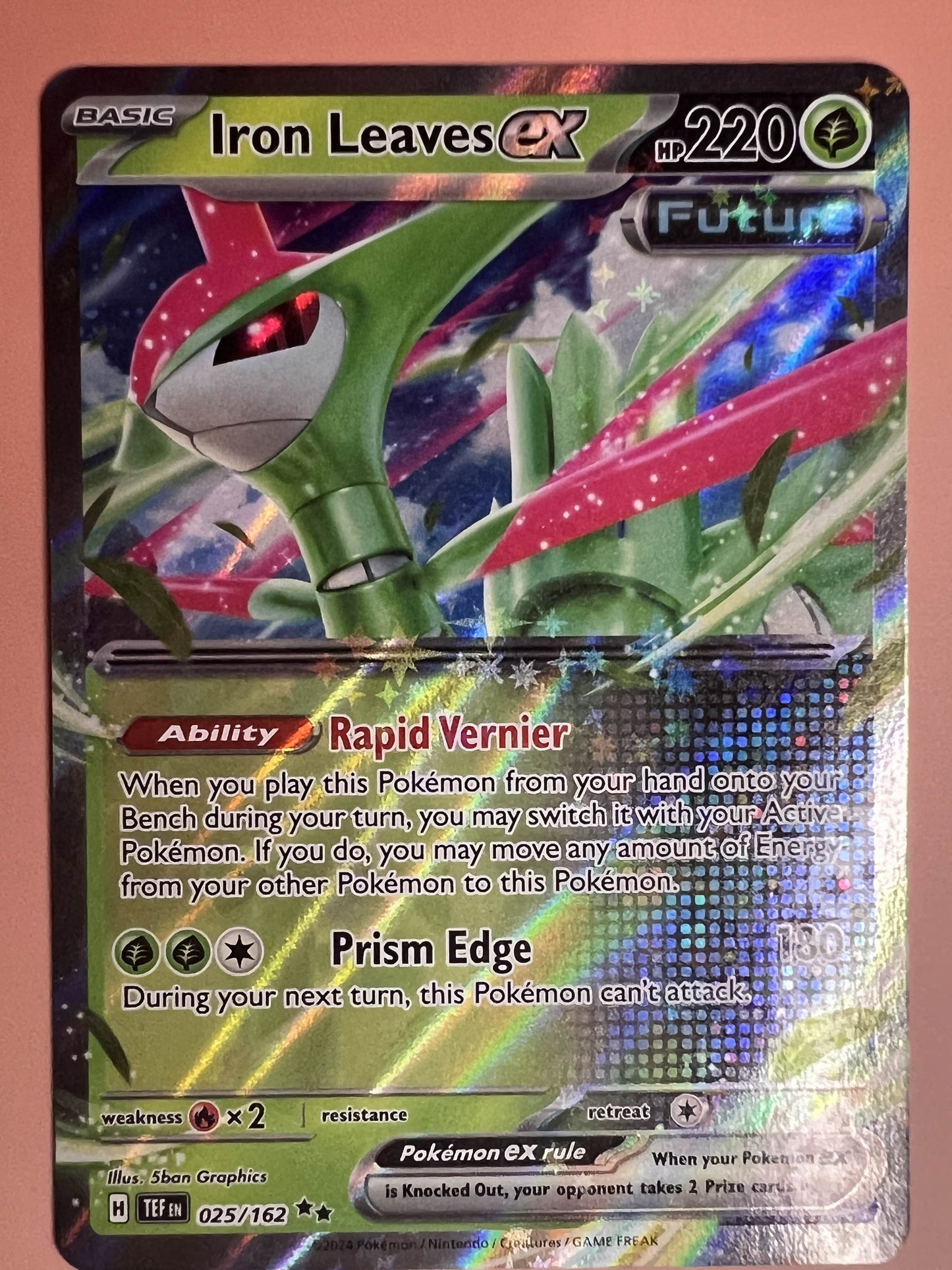 Iron Leaves ex • Double Rare • 025/162