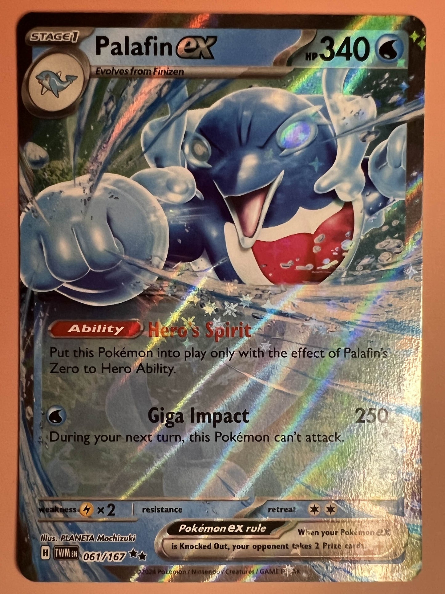Palafin ex • Double Rare • 061/167