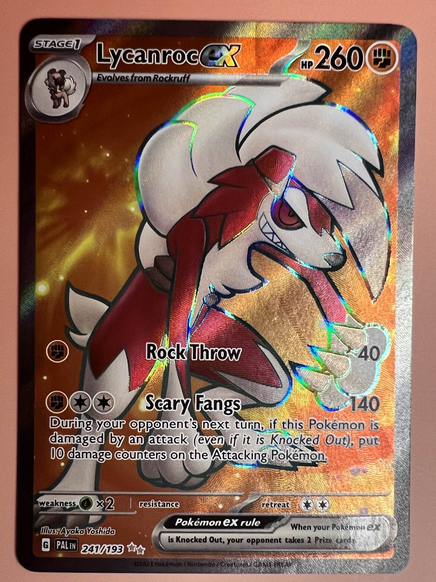 Lycanroc ex • Ultra Rare • 241/193