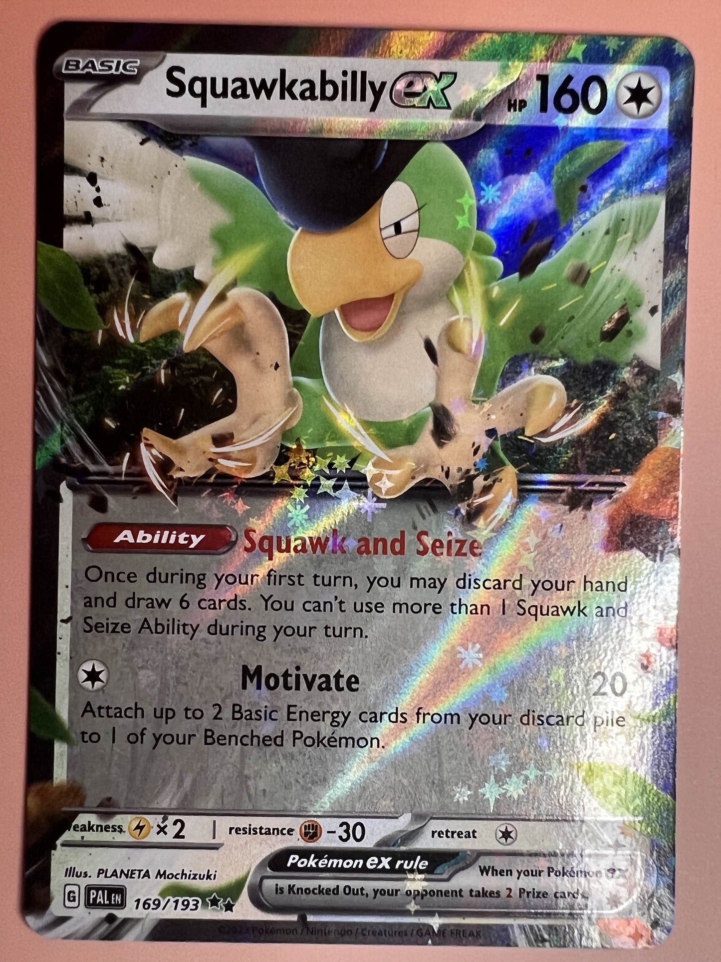 Squawkabilly ex • Double Rare • 169/193