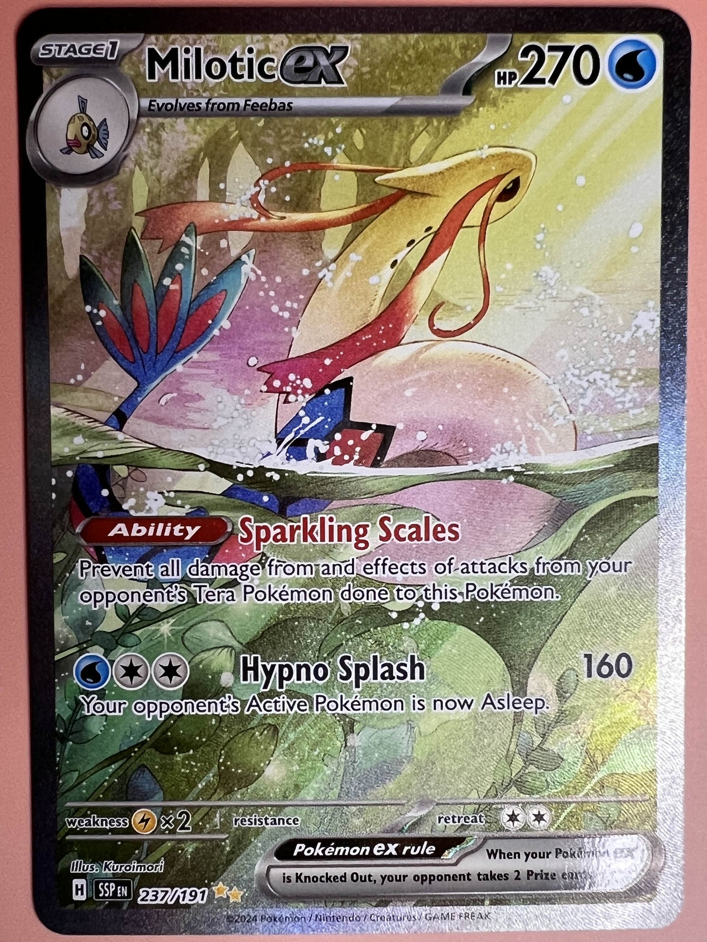 Milotic ex • Special Illustration Rare • 237/191