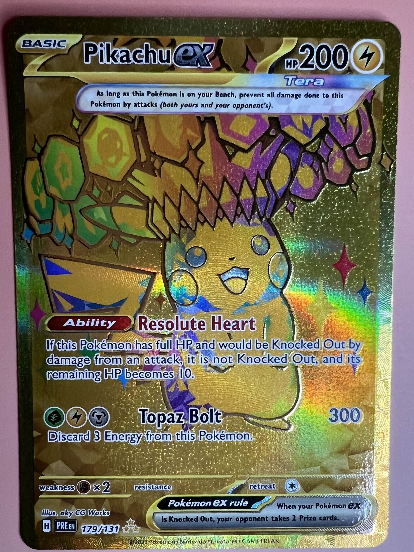 Pikachu ex • Hyper Rare • 179/131