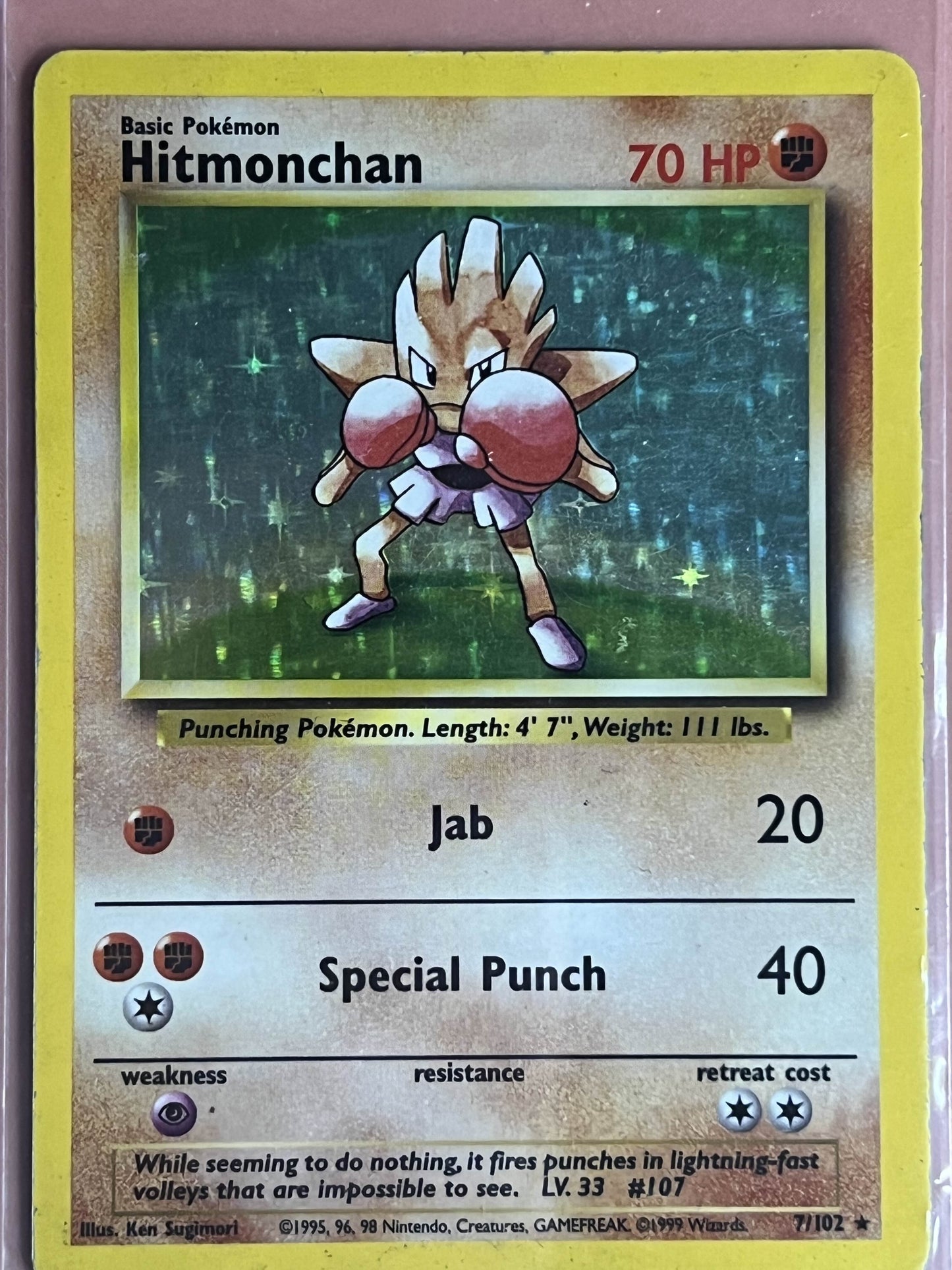 Hitmonchan • Holo Rare • 7