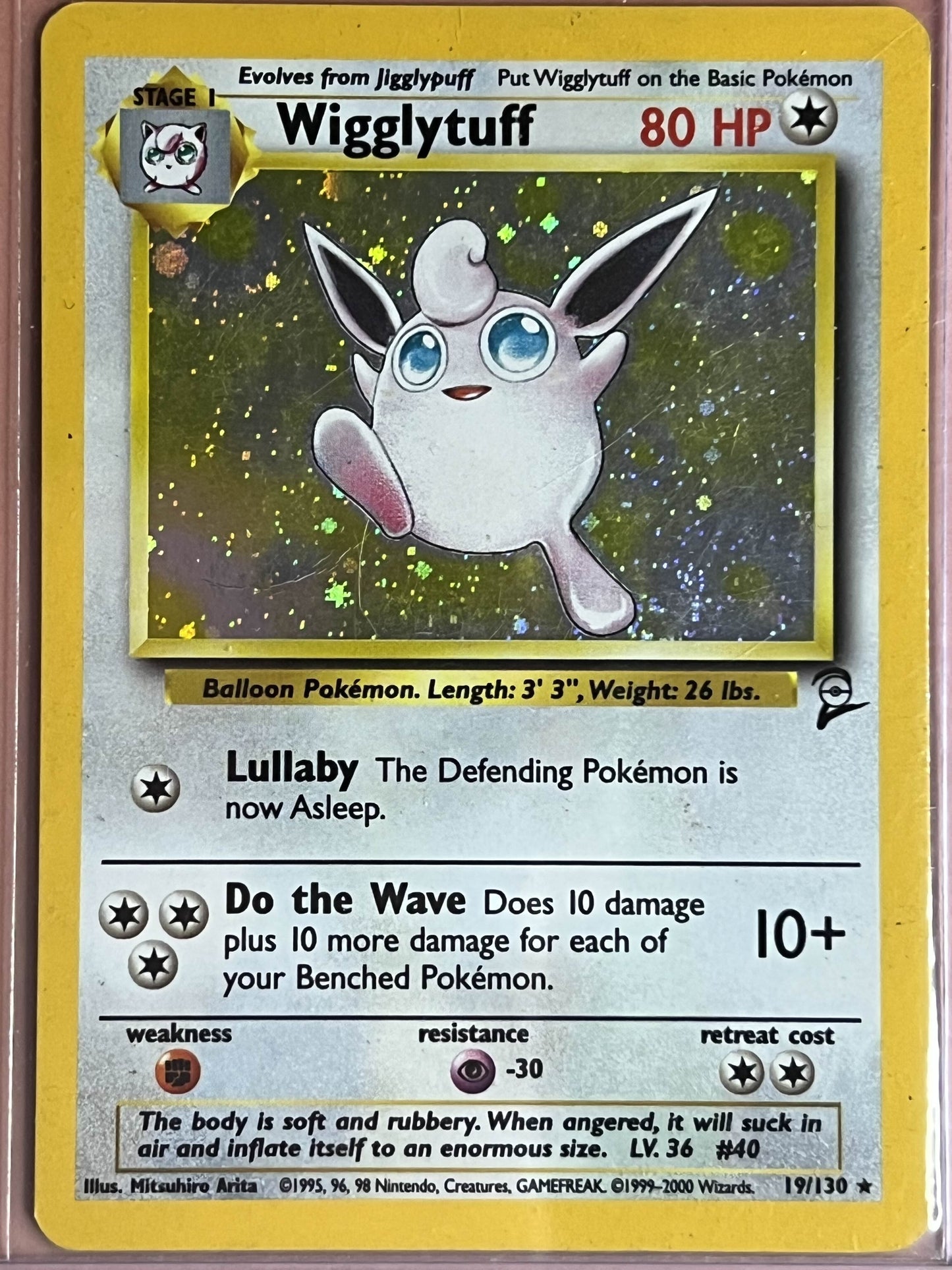 Wigglytuff • Holo Rare • 19 Base Set 2