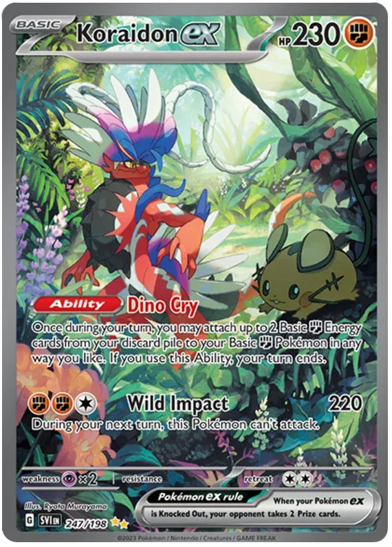 Koraidon ex • Special Illustration Rare • 247/198