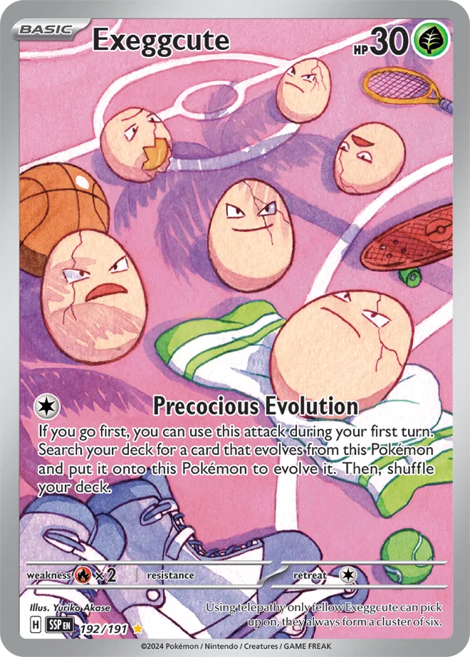 Exeggcute • Illustration Rare • 192/191