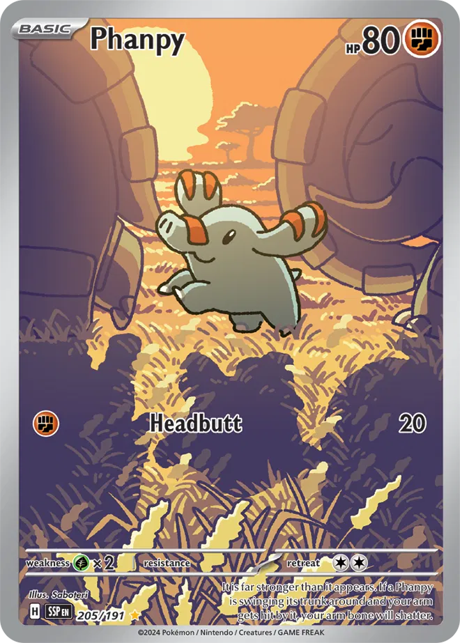 Phanpy • Illustration Rare • 205/191