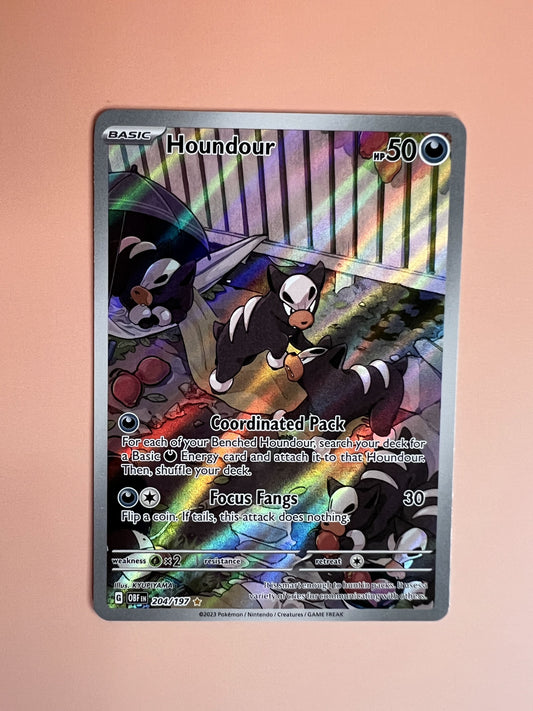 Houndour • Illustration Rare • 204/197