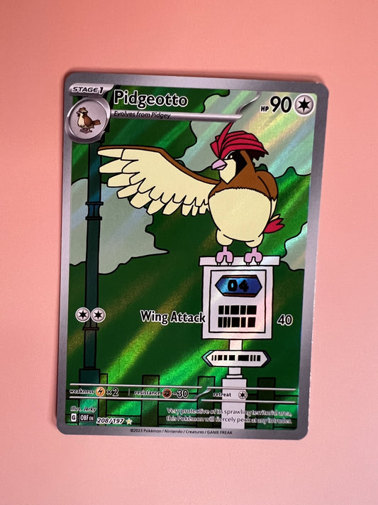 Pidgeotto • Illustration Rare • 208/197