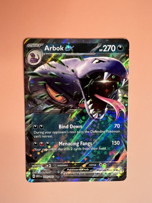 Arbok ex • Double Rare • 024/165