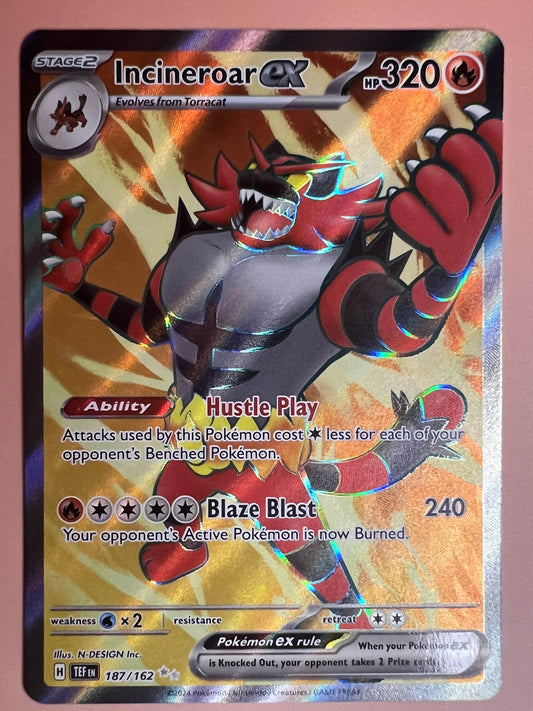 Incineroar ex • Ultra Rare • 187/162