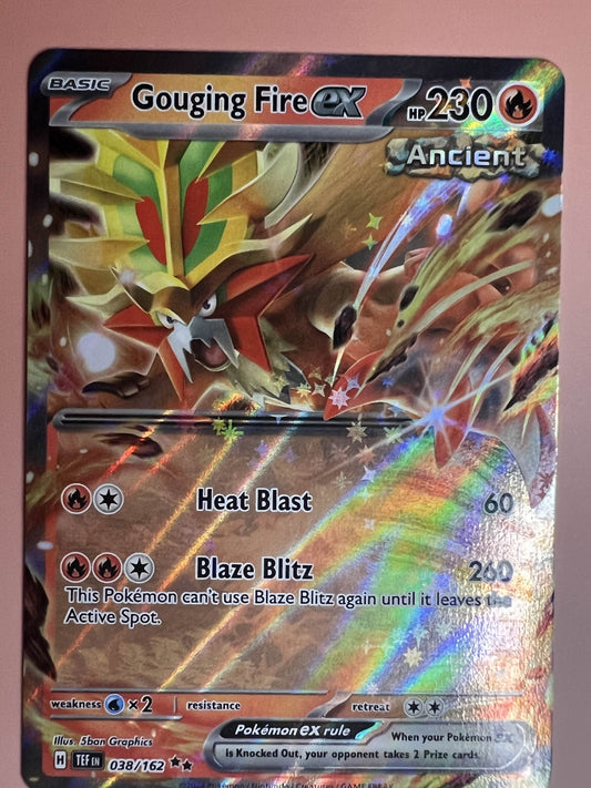 Gouging Fire ex • Double Rare • 038/162