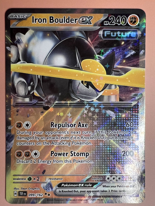 Iron Boulder ex • Double Rare • 099/162