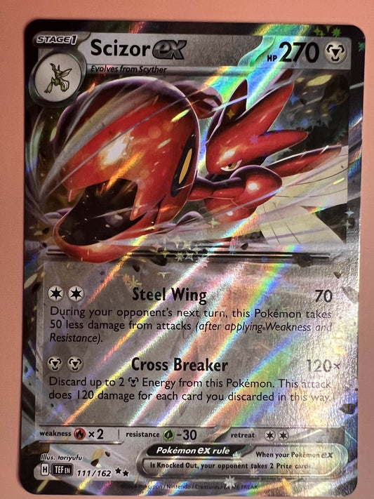 Scizor ex • Double Rare • 111/162