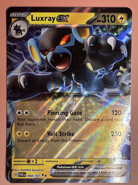 Luxray ex • Double Rare • 068/167