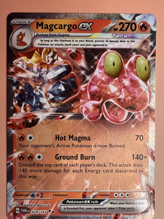 Magcargo ex • Double Rare • 029/167