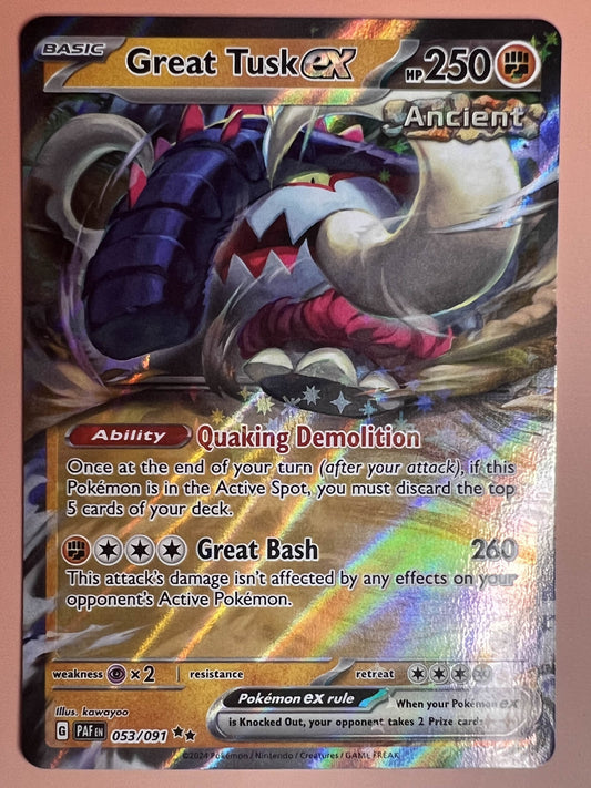 Great Tusk ex • Double Rare • 053/091
