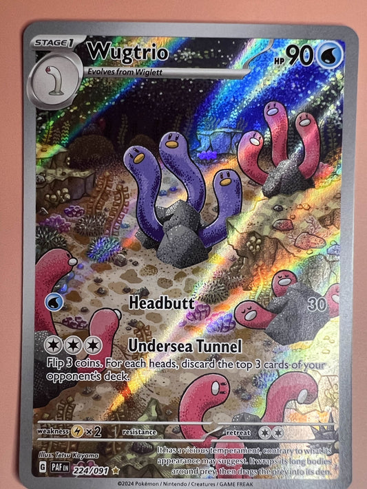 Wugtrio • Illustration Rare • 224/091