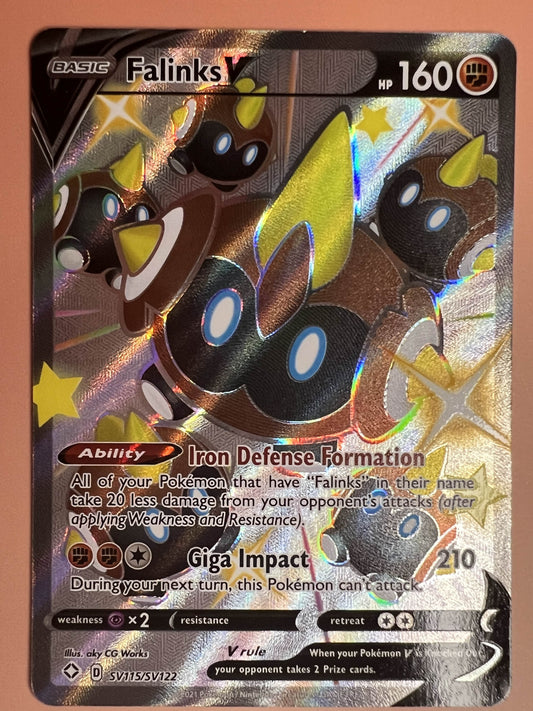 Falinks V • Shiny Holo Rare • SV115/SV122