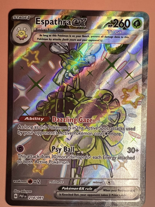 Espathra ex • Shiny Ultra Rare • 214/091
