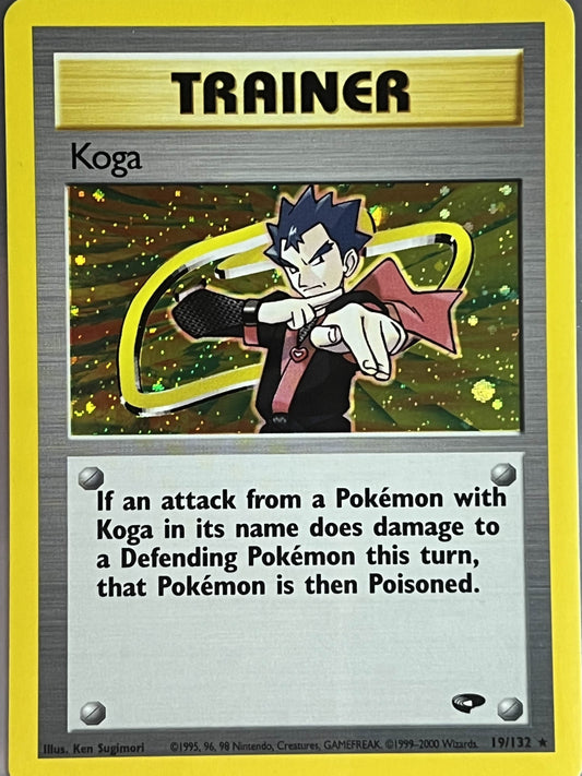 Koga • Holo Rare • 19 (Not First Edition)