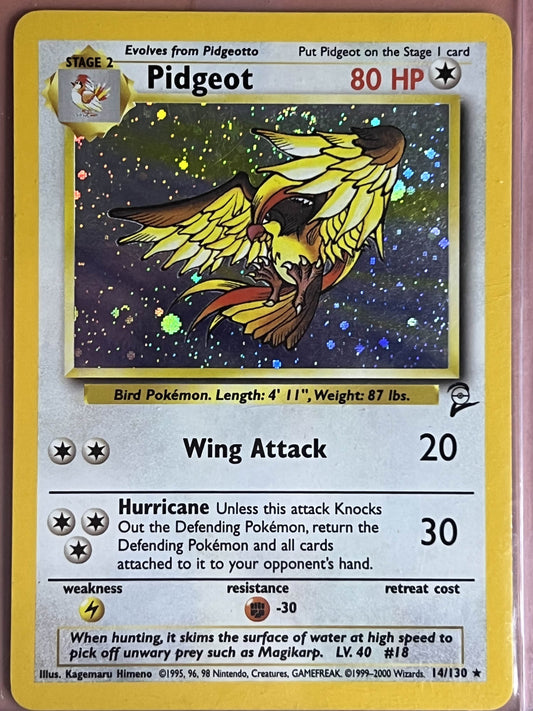 Pidgeot • Holo Rare • 14 Base Set 2