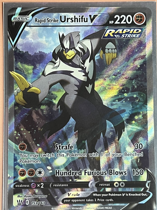 Rapid Strike Urshifu V (Alternate Full Art) • Ultra Rare • 153/163