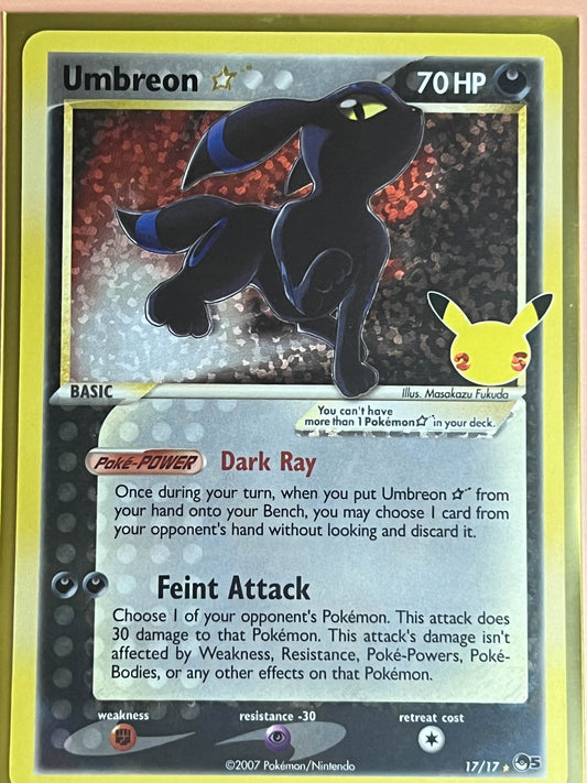 Umbreon Gold Star • Classic Collection • 17/17