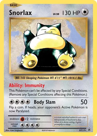 Snorlax • Promo • XY179