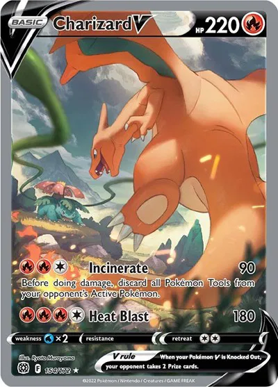 Charizard V (Alternate Full Art) • Ultra Rare • 154/172