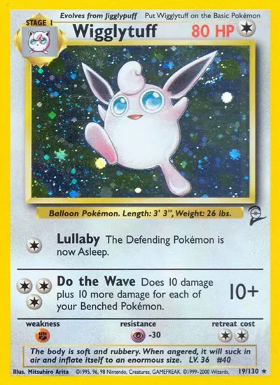 Wigglytuff • Holo Rare • 19 Base Set 2