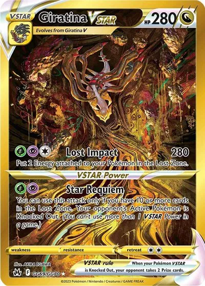Giratina VSTAR (Secret) • Secret Rare • GG69/GG70