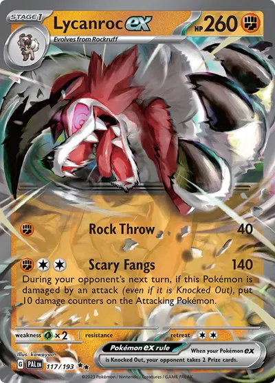 Lycanroc ex • Double Rare • 117/193