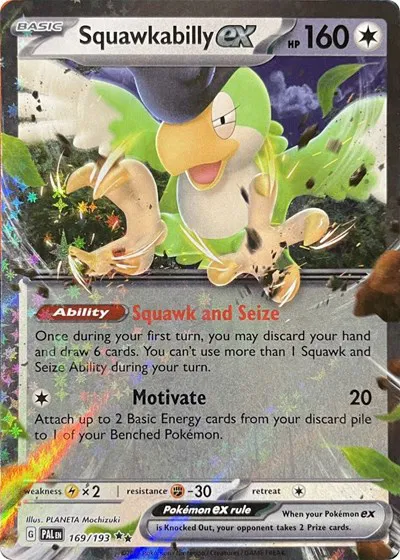 Squawkabilly ex • Double Rare • 169/193