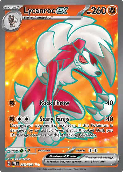 Lycanroc ex • Ultra Rare • 241/193
