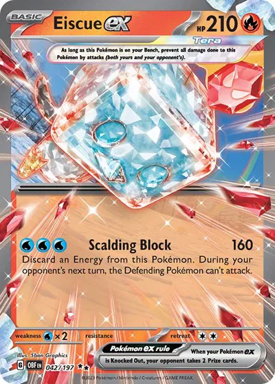 Eiscue ex • Double Rare • 042/197