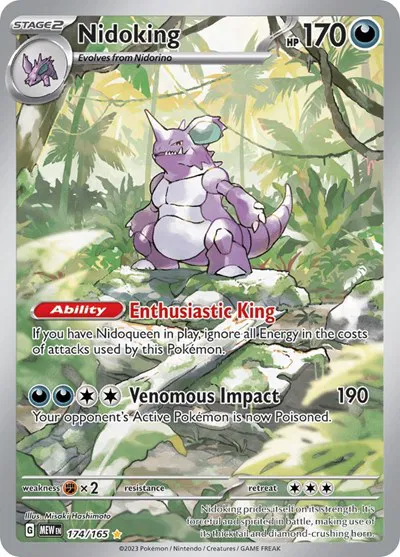Nidoking • Illustration Rare • 174/165