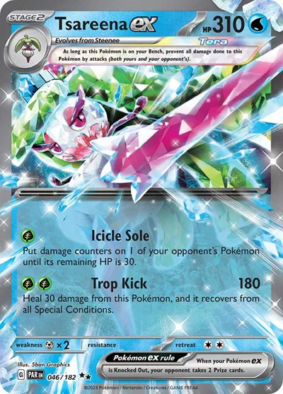 Tsareena ex • Double Rare • 046/182