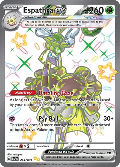 Espathra ex • Shiny Ultra Rare • 214/091
