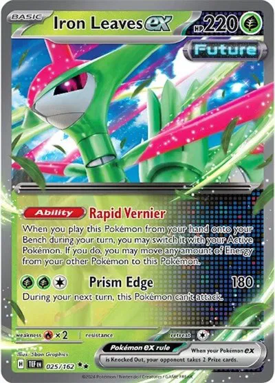 Iron Leaves ex • Double Rare • 025/162