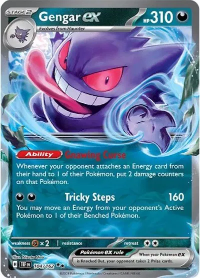 Gengar ex • Double Rare • 104/162