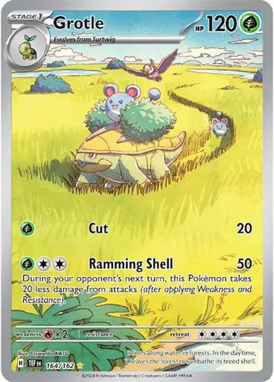 Grotle • Illustration Rare • 164/162