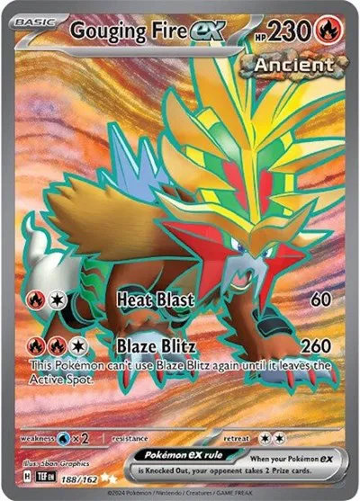 Gouging Fire ex • Ultra Rare • 188/162