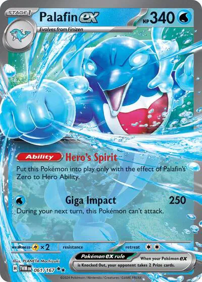 Palafin ex • Double Rare • 061/167