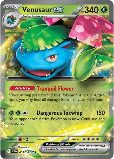 Venusaur ex • Double Rare • 001/142