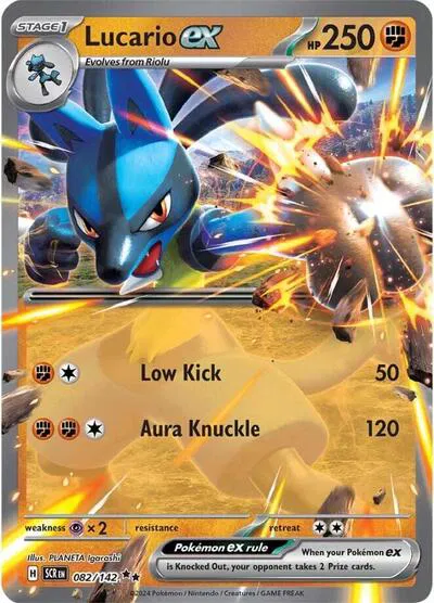 Lucario ex • Double Rare • 082/142