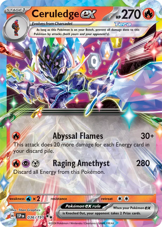 Ceruledge ex • Double Rare • 036/191