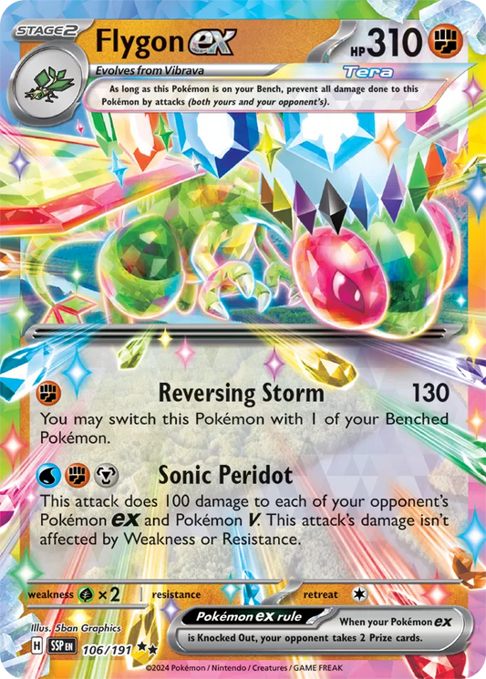 Flygon ex • Double Rare • 106/191